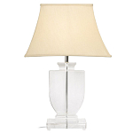 Настольная лампа хрустальная с бежевым абажуром Perfect варинант исполнения - 1 | Loft Concept в Красноярске