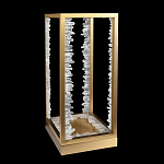 Настольная лампа прямоугольная с декоративными элементами в виде кристаллов Smooth Shine варинант исполнения - 2 | Loft Concept в Красноярске