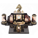 Настольный письменный набор из яшмы с декором в виде орла Manager Organizer варинант исполнения - 1 | Loft Concept в Красноярске