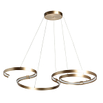 Люстра подвесная светодиодная в виде волнообразной ленты Ribbon Vortex варинант исполнения - 15 | Loft Concept в Красноярске