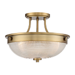 Потолочный светильник со стеклянным плафоном в виде купола Quoizel варинант исполнения - 11 | Loft Concept в Красноярске