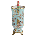 Ваза с двумя птичками из фарфора с бронзовыми элементами Garden of Eden варинант исполнения - 3 | Loft Concept в Красноярске