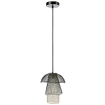 Подвесной светильник Black Grey Mesh Tube Lampshade Hanging Lamp варинант исполнения - 2 | Loft Concept в Красноярске
