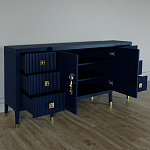 Большой Комод-буфет Elsa Dreams Blue с ящиками варинант исполнения - 6 | Loft Concept в Красноярске