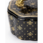 Шкатулка черного цвета с крышкой с фигуркой льва Eden Garden варинант исполнения - 3 | Loft Concept в Красноярске