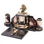 Настольный письменный набор из яшмы с декором в виде орла Manager Organizer варинант исполнения - 2 | Loft Concept в Красноярске