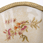 Ваза голубого цвета из фарфора с цветочным рисунком и бронзовой стрекозой Blue Garden варинант исполнения - 2 | Loft Concept в Красноярске