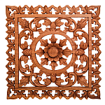 Панно из дерева квадратное Panel With Trees варинант исполнения - 1 | Loft Concept в Красноярске