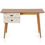 Письменный стол с принтом на ящиках Elise Desk варинант исполнения - 4 | Loft Concept в Красноярске