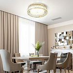 Потолочный светильник Stephane Glass Gold Ceiling Lamp 50 варинант исполнения - 2 | Loft Concept в Красноярске