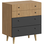 Комод с принтом на ящиках Elise Chest of Drawers варинант исполнения - 10 | Loft Concept в Красноярске