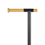 Держатель для туалетной бумаги с подвесным ершиком Black Bathroom Accessory варинант исполнения - 3 | Loft Concept в Красноярске