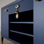 Комод-буфет Elsa Dreams Blue с открытыми полками   варинант исполнения - 7 | Loft Concept в Красноярске