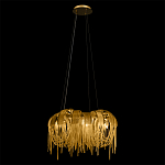 Люстра подвесная круглая с изогнутыми металлическими дугами и ниспадающими цепочками 65 см Atlantis Chain варинант исполнения - 3 | Loft Concept в Красноярске