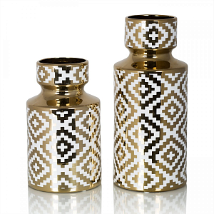 Ваза из керамики Gold Deco