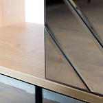 Шкаф-буфет с зеркальным декором Serena Cupboard варинант исполнения - 3 | Loft Concept в Красноярске