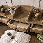 Стол-бюро из массива дерева Margery Provence Desk варинант исполнения - 8 | Loft Concept в Красноярске