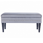 Мягкая банкетка с зоной для хранения Casket Grey варинант исполнения - 1 | Loft Concept в Красноярске