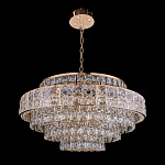 Люстра хрустальная в неоклассическом стиле на золотистом каркасе Majesty варинант исполнения - 8 | Loft Concept в Красноярске