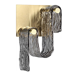 Бра волнистой формы из фактурного стекла Wave варинант исполнения - 1 | Loft Concept в Красноярске