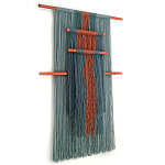 Декор на стену Макраме из нитей Japan Wall Panel Orange варинант исполнения - 1 | Loft Concept в Красноярске