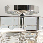 Потолочный светильник шестигранной формы с прозрачными стеклянным плафоном Elstead Lighting варинант исполнения - 6 | Loft Concept в Красноярске