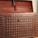 Большой Этнический сундук с металлическим декором  варинант исполнения - 1 | Loft Concept в Красноярске