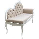 Рекомье со спинкой в стиле прованс Montmartre Provence Ottoman варинант исполнения - 4 | Loft Concept в Красноярске