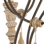 Люстра с состаренными резными элементами Big Graceful Profile варинант исполнения - 2 | Loft Concept в Красноярске