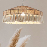 Люстра круглая плетеная с кисточками Dome Sun Glow варинант исполнения - 2 | Loft Concept в Красноярске