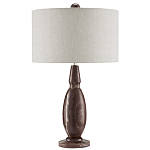 Настольная лампа из мрамора с тканевым абажуром Seductress варинант исполнения - 3 | Loft Concept в Красноярске