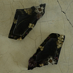 Подставка под благовония из эпоксидной смолы с цветами черная Epoxy Resin Flowers Incense Stand Black варинант исполнения - 2 | Loft Concept в Красноярске