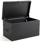 Деревянный сундук из массива манго Mango Chest Black варинант исполнения - 2 | Loft Concept в Красноярске