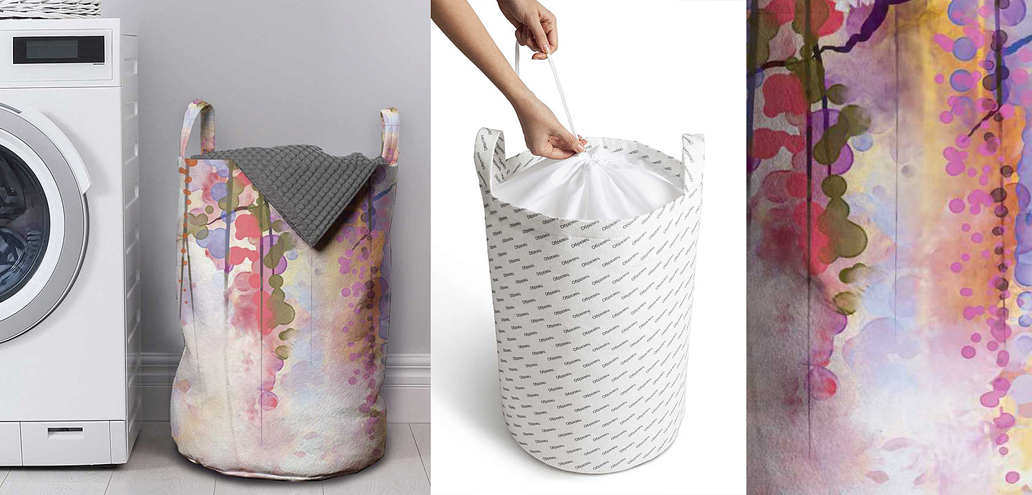 Корзина Purple Watercolor Basket Корзина Purple Watercolor Basket - Loft-Concept в Красноярске
