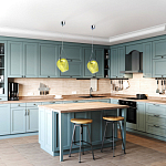 Подвесной светильник со стеклянном плафоном в форме бокала Kaleido варинант исполнения - 33 | Loft Concept в Красноярске