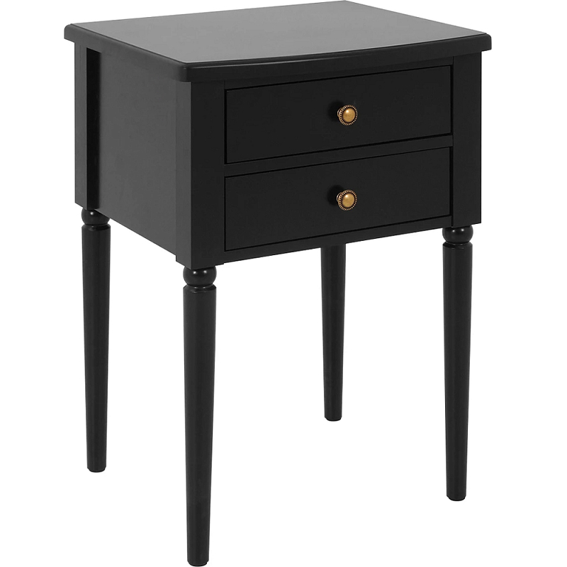 Прикроватная тумба Вlues Black Черный в Красноярске | Loft Concept 