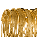 Люстра подвесная с металлическими цепочками и изогнутыми металлическими дугами 72 см Atlantis Chain варинант исполнения - 20 | Loft Concept в Красноярске