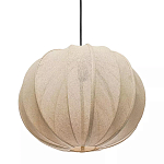 Подвесной светильник с бежевым тканевым абажуром Modern Textured Table Lamp варинант исполнения - 2 | Loft Concept в Красноярске