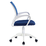 Офисное кресло с основанием из белого пластика Desk chairs Blue варинант исполнения - 3 | Loft Concept в Красноярске