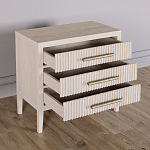 Тумба Primo  с тремя ящиками шпон Светлый дуб варинант исполнения - 4 | Loft Concept в Красноярске