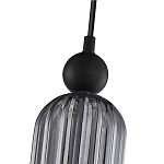 Подвесной светильник с рифленым стеклянным плафоном цилиндрической формы ARTICOLO варинант исполнения - 2 | Loft Concept в Красноярске