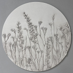 Панно Серые цветы варинант исполнения - 1 | Loft Concept в Красноярске