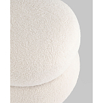 Пуф Полли S тедди белый варинант исполнения - 4 | Loft Concept в Красноярске