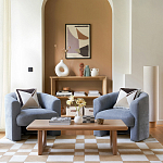 Стол журнальный из массива и шпона дуба Oak Essence Carden варинант исполнения - 6 | Loft Concept в Красноярске