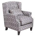 Кресло Henry Armchair grey velour варинант исполнения - 1 | Loft Concept в Красноярске