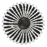 Потолочный светильник круглый с стеклянными бусинами Uniformity варинант исполнения - 1 | Loft Concept в Красноярске