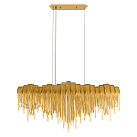 Люстра подвесная с металлическими дугами и длинными цепочками 115 см Atlantis Chain варинант исполнения - 4 | Loft Concept в Красноярске