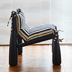 Кресло черно-белое со съемными подушками Celebrity варинант исполнения - 6 | Loft Concept в Красноярске