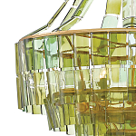 Люстра круглая каскадная Explosion of Green Shades зеленое стекло варинант исполнения - 1 | Loft Concept в Красноярске