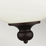 Подвесной светильник с белым стеклянным плафоном в форме шара на цепи Feiss варинант исполнения - 5 | Loft Concept в Красноярске